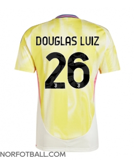 Billige Fotballdrakt Juventus Douglas Luiz #26 Replika Bortedrakt 2024-25 Kortermet